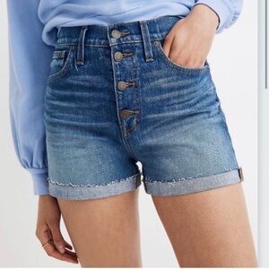 Madewell 4" High Rise Denim Shorts